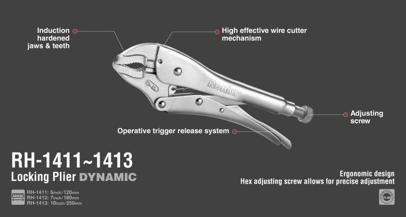 انبر قفلی رونیکس مدل RH-1411